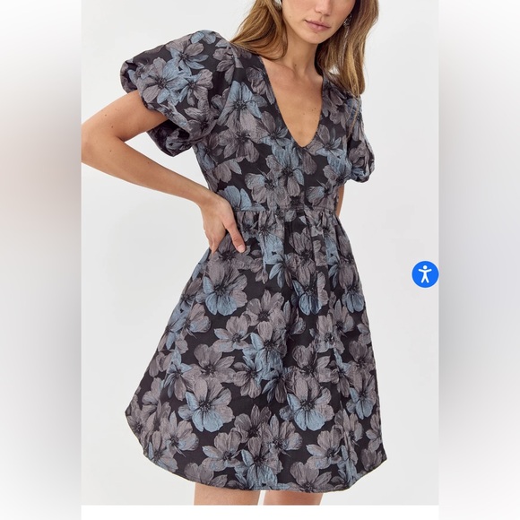 Greylin Briella Jacquard Mini Dress XS NWT - Picture 1 of 3